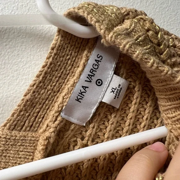 Kika Vargas x Target Women's Knit Sweater in Gold EUC - Picture 4 of 4